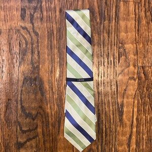 NEW✨Izod green and blue striped tie